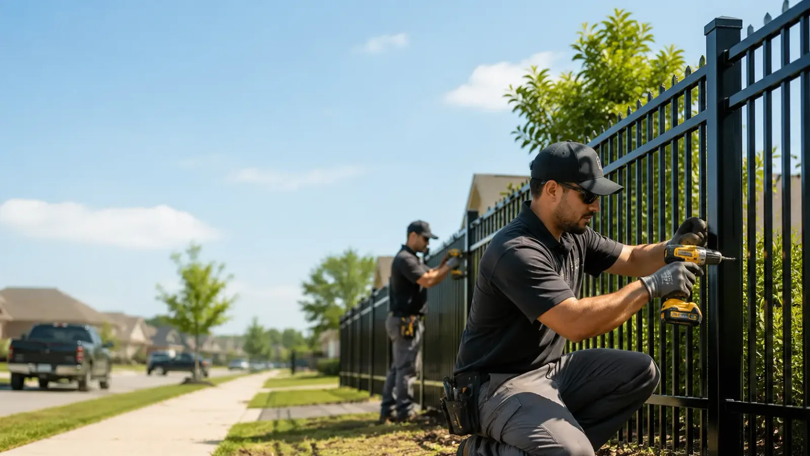Metal Fence Installation in Higgins Lake, MI